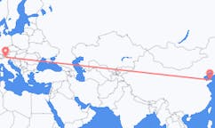 Flyg från Yantai, Kina till Bolzano, Italien