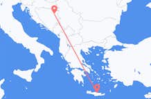 Flyreiser fra Tuzla, til Iraklio