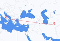 Flyreiser fra Mashhad, til Napoli