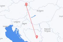Flyreiser fra Vienna, til Sarajevo