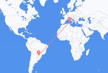 Vluchten van Foz do Iguaçu, Brazilië naar Cagliari, Trento, Italië