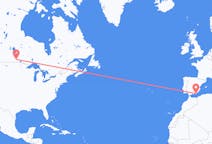 Voli da Winnipeg, Canada ad Almería, Spagna