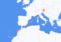 Flights from Essaouira to Ljubljana