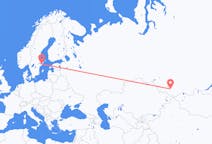 Loty z miasta Gorno-Altaysk do miasta Sztokholm