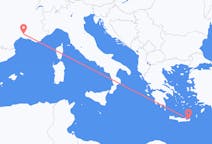 Flights from Sitia, Greece to Nîmes, France