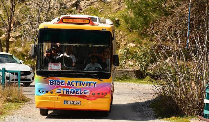 Cabrio Bus Safari at the Taurus Mountains from Side