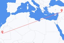 出发地 毛里塔尼亚阿塔爾目的地 土耳其尚勒乌尔法的航班