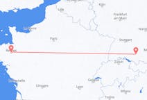 Flyreiser fra Memmingen, Tyskland til Rennes, Frankrike
