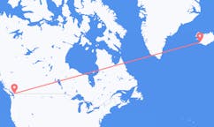 出发地 加拿大亞博斯福目的地 冰岛雷克雅未克的航班