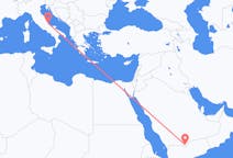 Flights from Sharurah, Saudi Arabia to Pescara, Italy