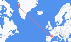 Flights from Aasiaat, Greenland to Reus, Spain