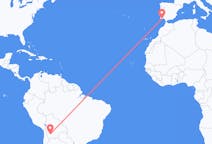 Flyrejser fra Uyuni, Bolivia til Faro, Portugal