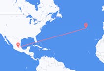 Flights from Santiago de Querétaro, Mexico to Terceira Island, Portugal