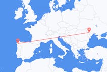 Flyrejser fra Santiago de Compostela til Chișinău
