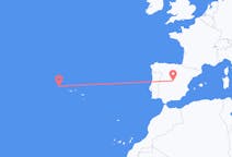 Flights from Flores Island, Portugal to Madrid, Spain