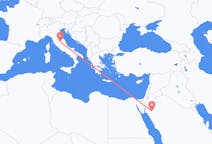 Flights from Tabuk, Saudi Arabia to Perugia, Italy