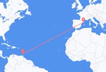 Flights from St George's, Grenada to Barcelona, Spain