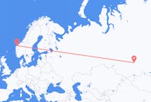 Flights from Krasnoyarsk, Russia to Ålesund, Norway