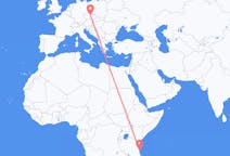 Flights from Mafia Island, Tanzania to Pardubice, Czechia