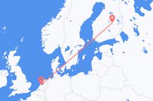 Vluchten van Kuopio, Finland naar Amsterdam, Nederland