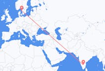 Flyg från Bangalore, Indien till Göteborg, Sverige