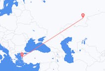 Flights from Magnitogorsk, Russia to Mytilene, Greece