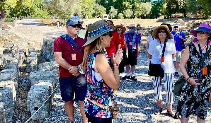 Private local tour of the archaeological site and museum of Olympia