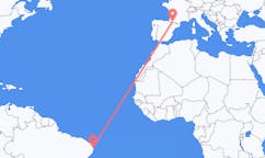 Flights from João Pessoa, Paraíba, Brazil to Lourdes, France