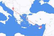 Vluchten van Podgorica naar Larnaca
