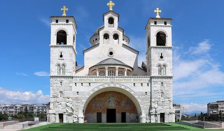 Podgorica Car Trip - Architecture, History, Wine tasting, Churches, Doclea city