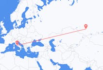 Flights from Rome, Italy to Novokuznetsk, Russia