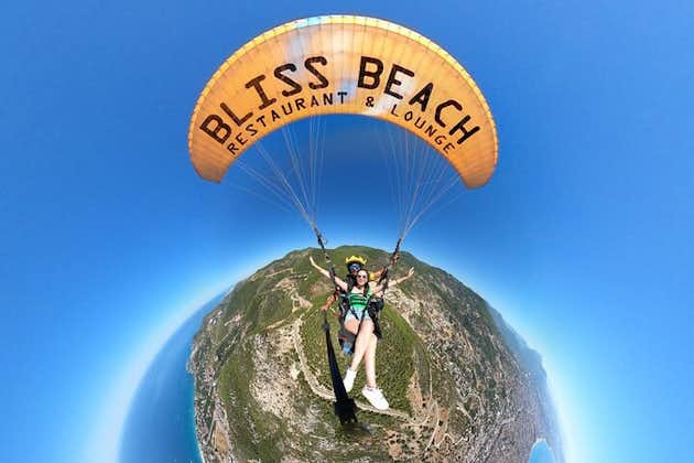 Tandem Paragliding í Alanya, Antalya Tyrklandi með leyfisbundnum leiðsögumanni