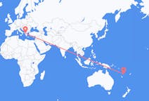 Flyrejser fra Port Vila, Vanuatu til Ioannina, Grækenland