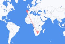 Flyrejser fra Bloemfontein, Sydafrika til Lissabon, Portugal