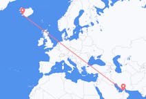 Loty z Dubaj, Zjednoczone Emiraty Arabskie do Reykjavik, Islandia