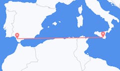Flights from Jerez de la Frontera, Spain to Comiso, Italy