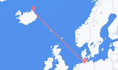 出发地 冰岛索斯霍恩目的地 德国汉堡的航班