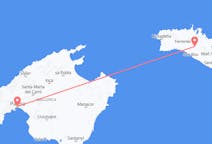 Flyrejser fra Palma de Mallorca, Spanien til Menorca, Spanien