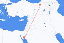 Vluchten van Sharm el-Sheikh naar Erzurum