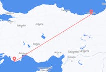Fly fra Kastellorizo til Trabzon