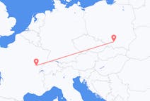 Flights from Kraków, Poland to Dole, France