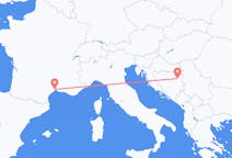 Flyrejser fra Tuzla, Bosnien-Hercegovina til Montpellier, Frankrig
