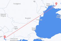 Fly fra Kherson til Ohrid