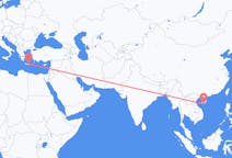 Flyreiser fra Sanya, Kina til Iraklio, Hellas