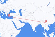 Flights from from Kunming to Karpathos