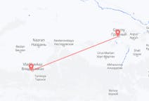 Vols depuis la ville de Vladikavkaz vers la ville de Grozny
