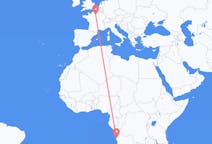 Flyg från Luanda, Angola till Paris, Frankrike