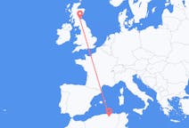 Flyrejser fra Sétif, Algeriet til Edinburgh, Skotland
