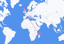 Loty z Toamasina, Madagaskar z Belfast, Irlandia Północna