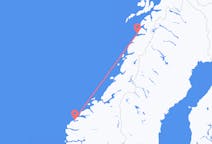 Voos de Ålesund, Noruega para Bodø, Noruega